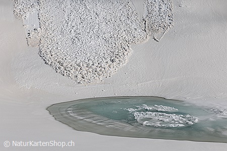 A5-Fotokarte/Klappkarte mit hochwertigem Papierabzug, Einlageblatt und Umschlag. Fototitel: Kunstkarte Winter (Klappkarte, Kunstkarte)