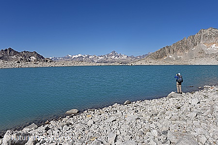 A5-Fotokarte/Klappkarte mit hochwertigem Papierabzug, Einlageblatt und Umschlag. Fototitel: Einsame Landschaft (Klappkarte, Kunstkarte)