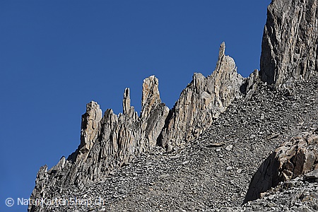 A5-Fotokarte/Klappkarte mit hochwertigem Papierabzug, Einlageblatt und Umschlag. Fototitel: Felstürme (Klappkarte, Kunstkarte)