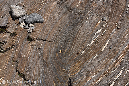 A5-Fotokarte/Klappkarte mit hochwertigem Papierabzug, Einlageblatt und Umschlag. Fototitel: Fels und Steine (Klappkarte, Kunstkarte)