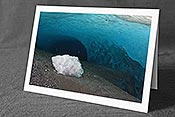 Fotokarte C119968: Eisstück in Gletscherhöhle