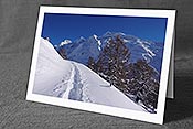 Fotokarte F041884: Schneeschuhspur