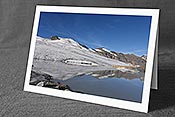 Fotokarte F154209: Gletschersee mit Spiegelung