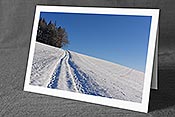 Fotokarte: Neujahrskarte Weg